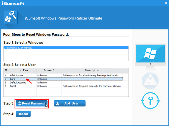 remove Windows 10 password