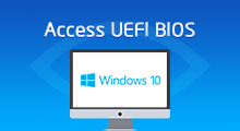 access UEFI BIOS in Windows 10