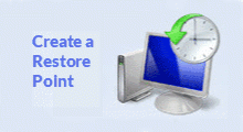 create system restore point in Windows 10