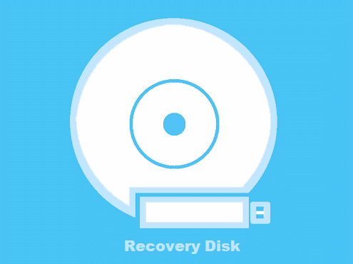 Insert recovery disk