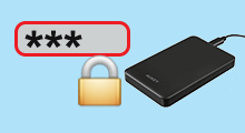 password protect external hard drive