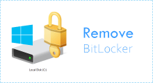 remove bitlocker without password