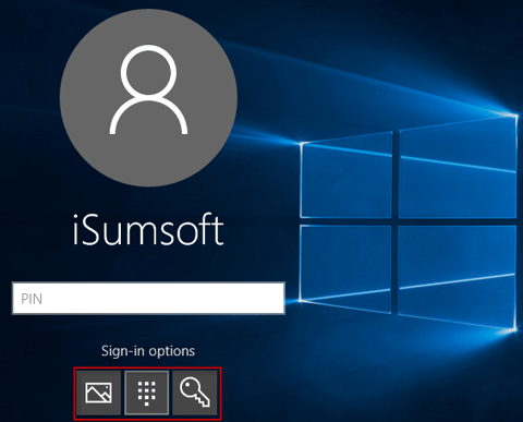 Unlock Windows 10 with PIN code or Picture password
