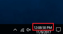 taskbar clock show seconds
