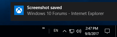 Screenshot saved
