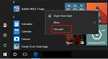 remove suggested apps from Windows 10 start menu