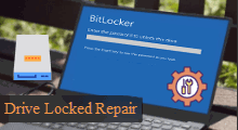 Repair BitLocker encrypted system drive error