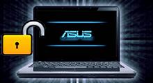 unlock asus laptop without disk