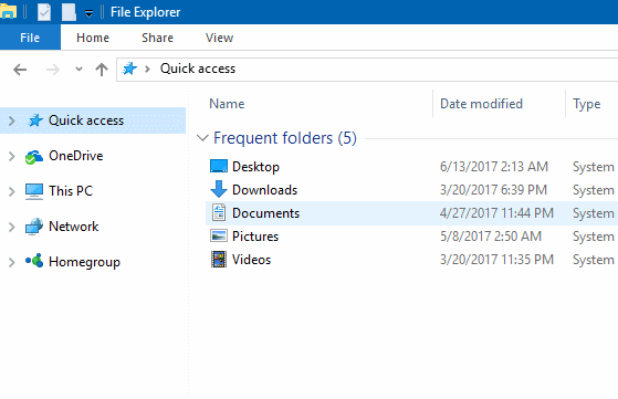 Show Libraries in File Explorer
