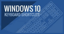 use keyboard shortcut in Windows 10
