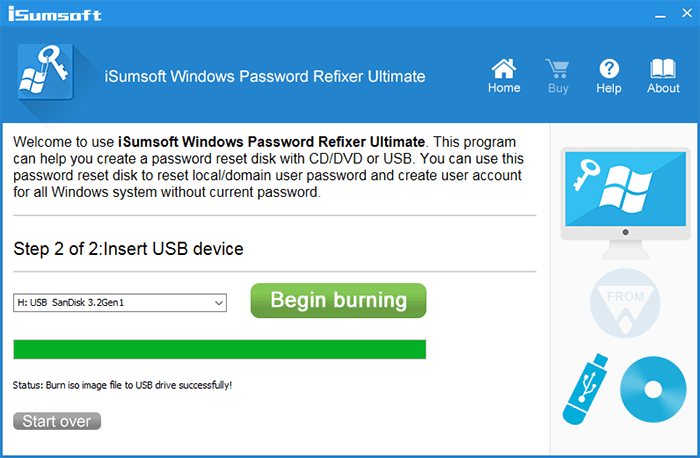 create a windows 11 password reset disk