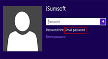 forgot password on Windows 8 laptop