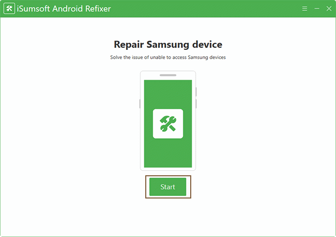 click start