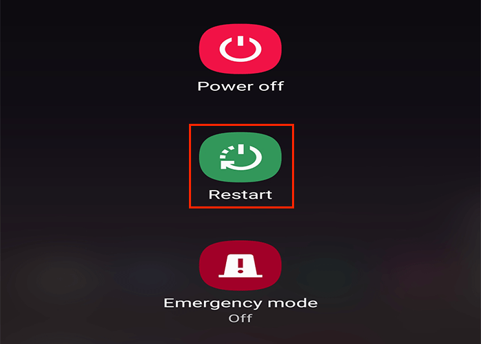 restart your phone