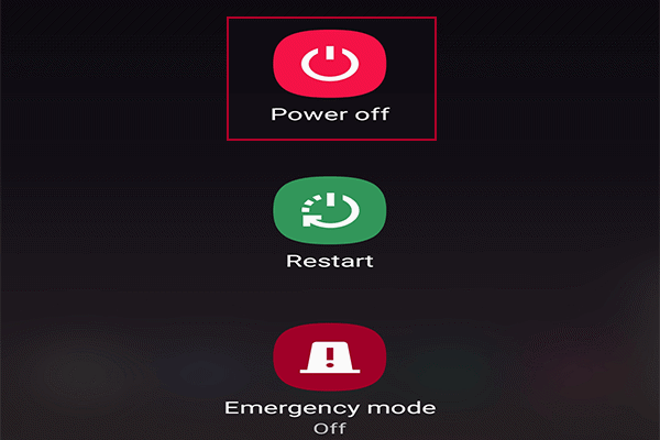 power off your phone