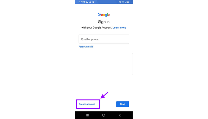 create a new Gmail account