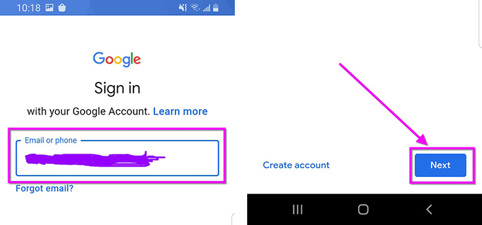 sign in gmail account