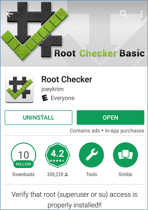 download and install root checker