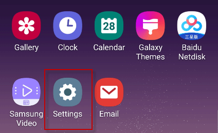 open settings