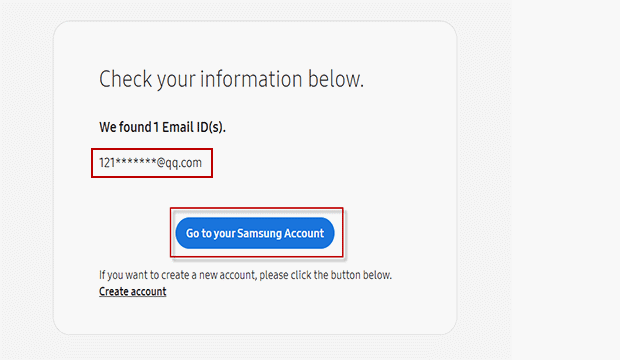 go to your samsung account