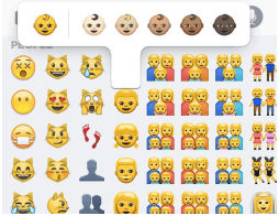 Access to diverse emoji