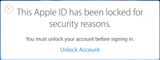 Unlock your Apple ID
