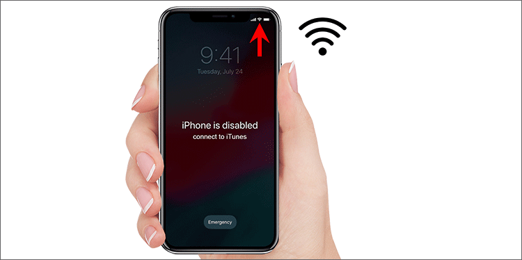 connect disabled iPhone to WiFi
