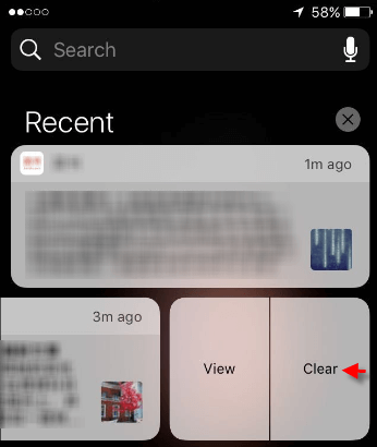 Clear specific notification or alert