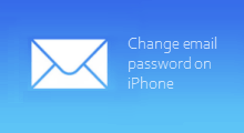 Change email password on iPhone