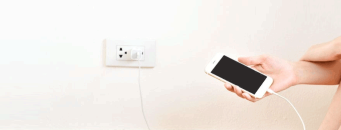 Charge with wall socket
