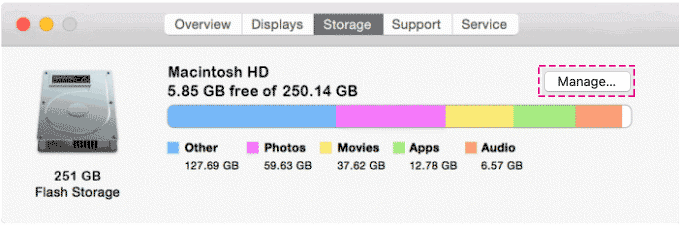 macOS Storage