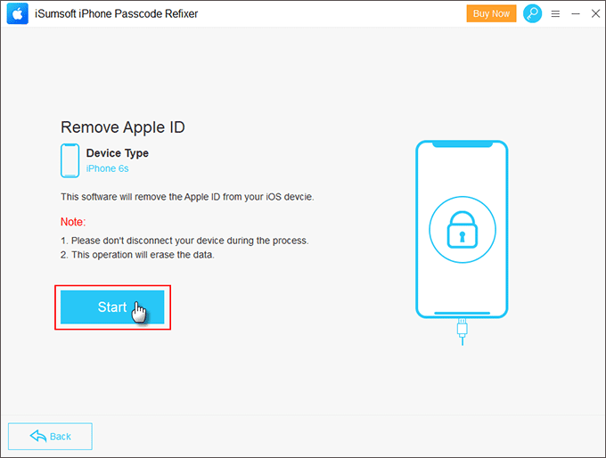 removing apple id from iphone without password