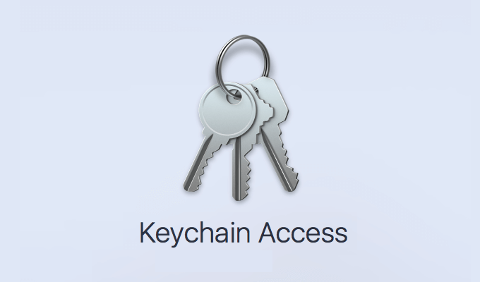 Go to Keychain app