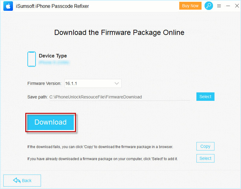 download firmware to fix unavailable iPad