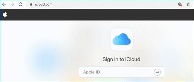 sign in to iCloud