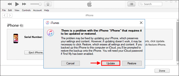 how do you update itunes on your iphone