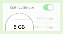 Optimize Apple Music Storage