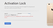 the Apple ID cannot be used to unlock this iPhone