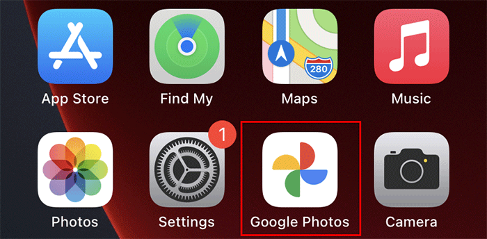 install Google Photos on iPhone