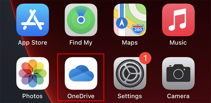 install OneDrive on iPhone