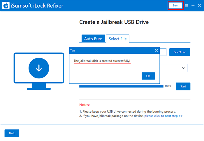 create jailbreak disk