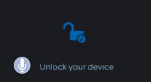 unlock iPhone using voice