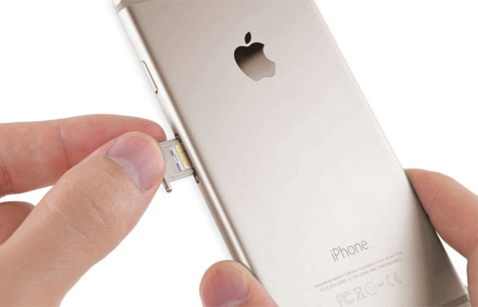 remove SIM card from iPhone