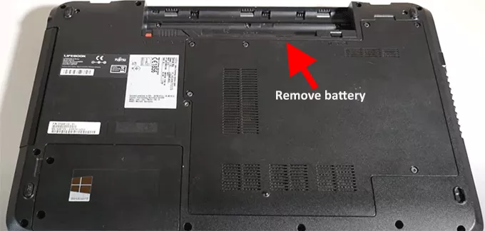 remove battery