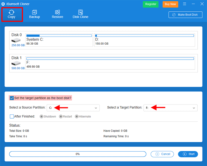 select partition 