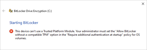 bitlocker tpm error