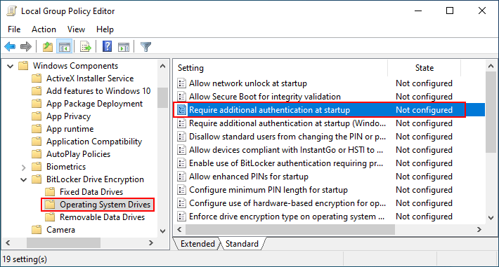 allow bitlocker without tpm