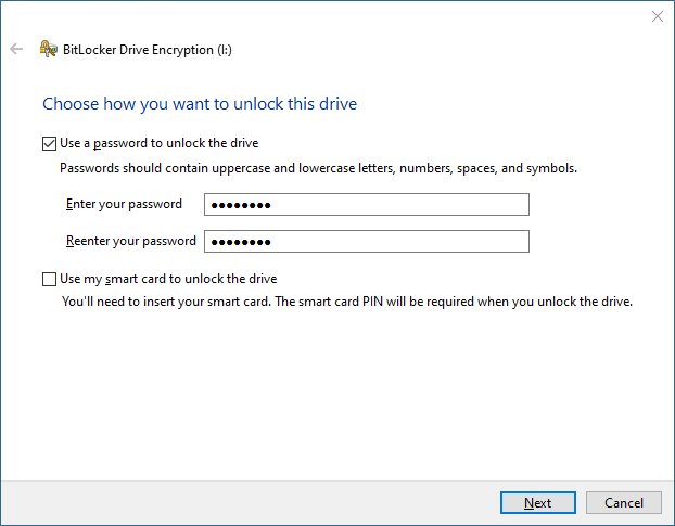Enter your password for unlcoking