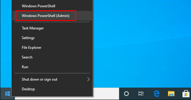 open PowerShell