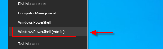 open powershell